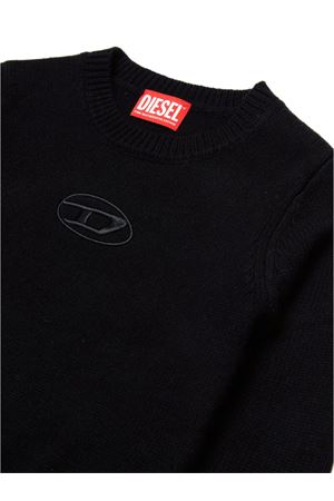 maglione in lana nero DIESEL KIDS | J02084KYAYXK900